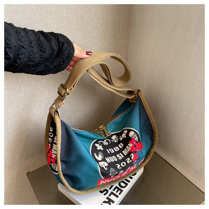 Messenger Shoulder Tide Bag ( blue color )